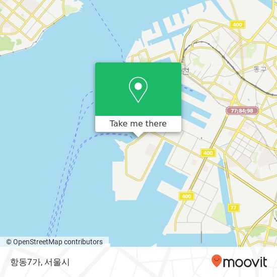 항동7가 지도