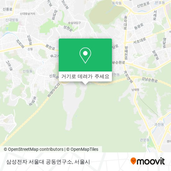 삼성전자 서울대 공동연구소 지도