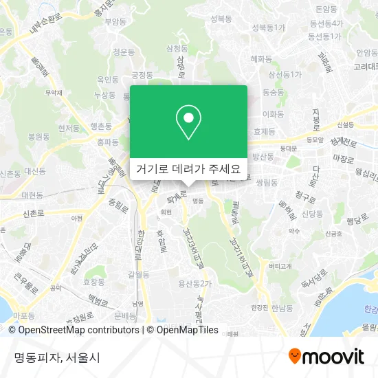 명동피자 지도
