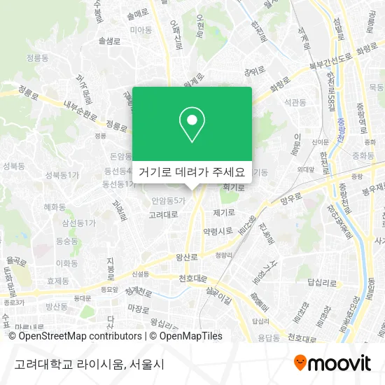 고려대학교 라이시움 지도