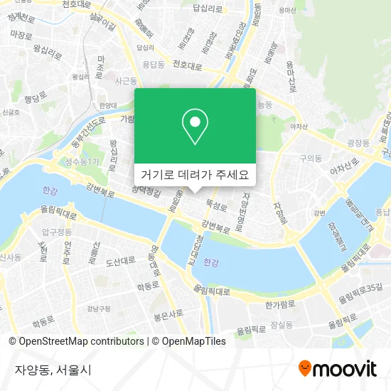 자양동 지도