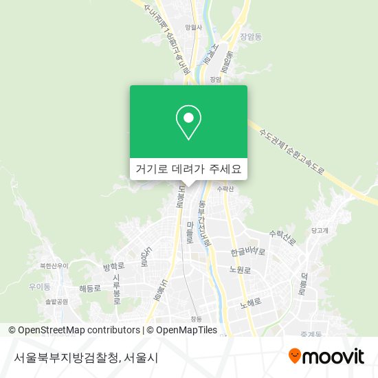 서울북부지방검찰청 지도