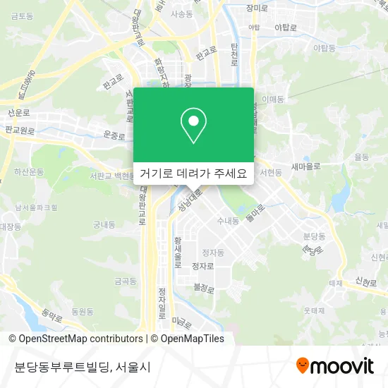분당동부루트빌딩 지도