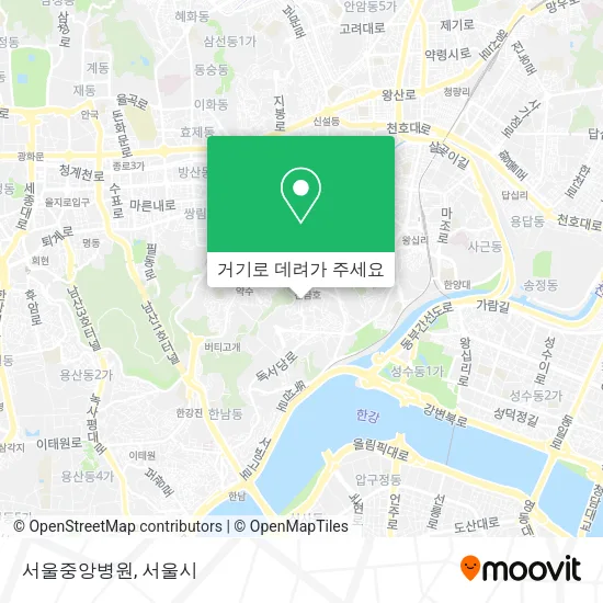 서울중앙병원 지도