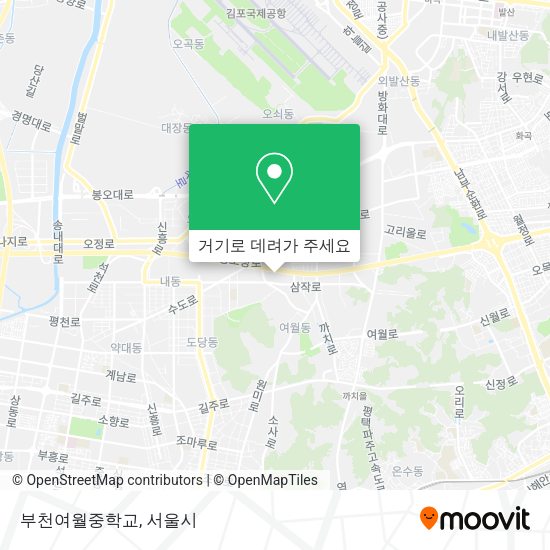 부천여월중학교 지도