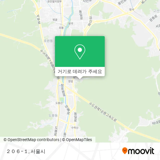 ２０６−１ 지도