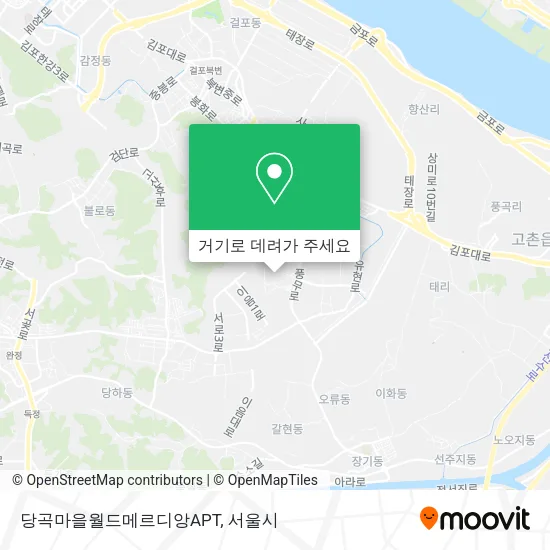 당곡마을월드메르디앙APT 지도