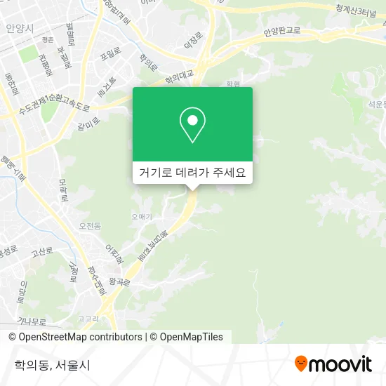학의동 지도