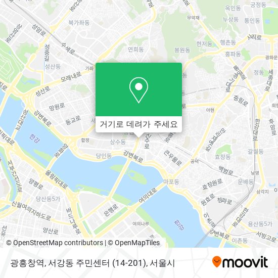 광흥창역, 서강동 주민센터 (14-201) 지도