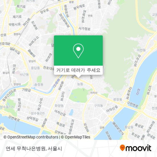 연세 무척나은병원 지도