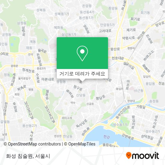 화성 침술원 지도