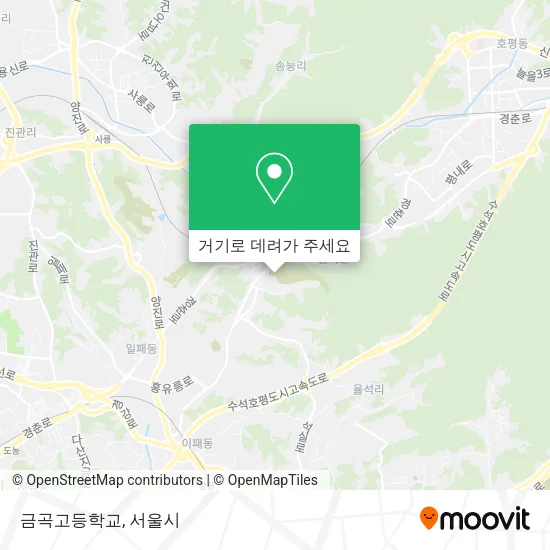 금곡고등학교 지도