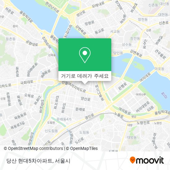 당산 현대5차아파트 지도