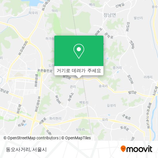 동오사거리 지도