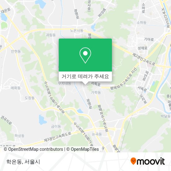 학온동 지도