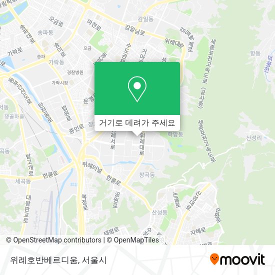 위례호반베르디움 지도