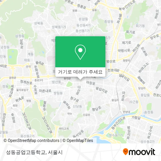 성동공업고등학교 지도
