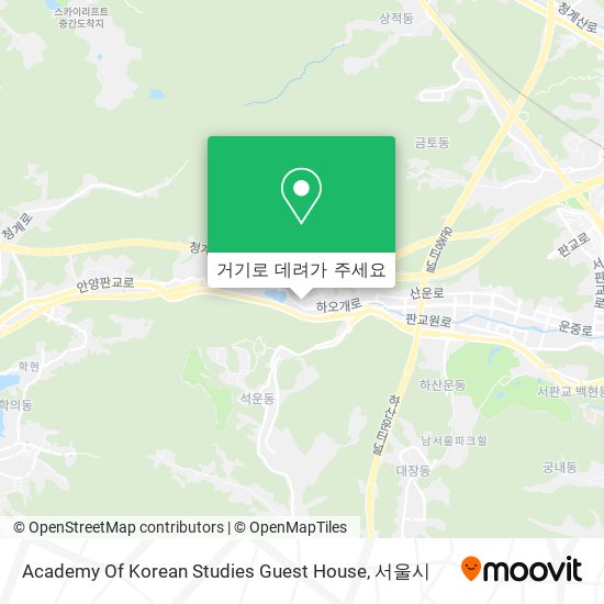 Academy Of Korean Studies Guest House 지도