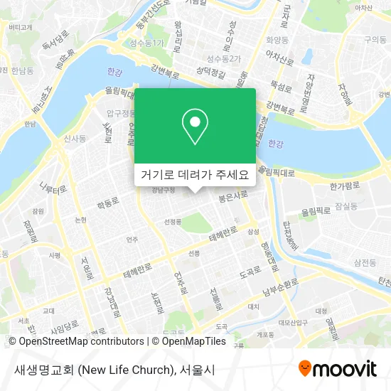 새생명교회 (New Life Church) 지도