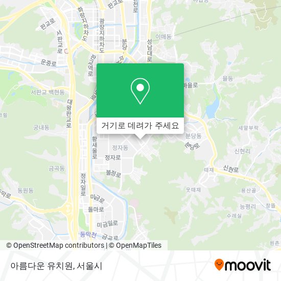아름다운 유치원 지도