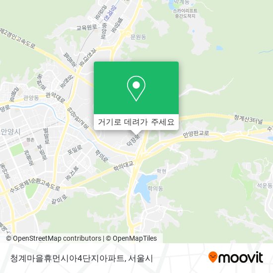 청계마을휴먼시아4단지아파트 지도