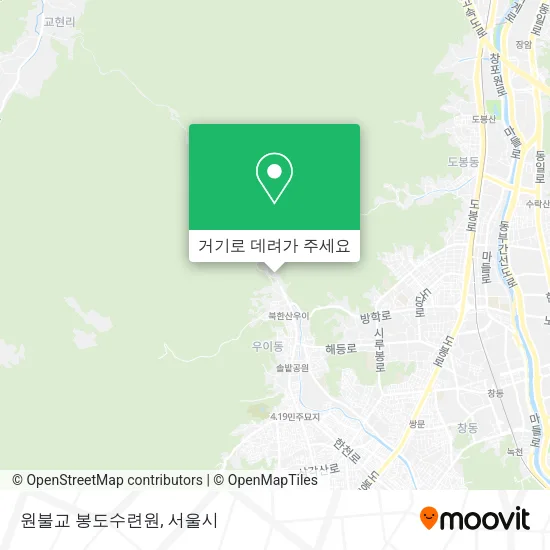 원불교 봉도수련원 지도
