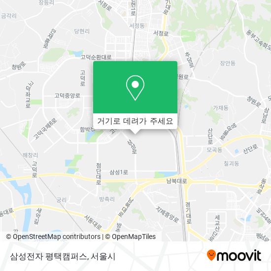 삼성전자 평택캠퍼스 지도