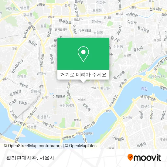 필리핀대사관 지도
