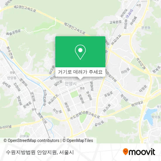 수원지방법원 안양지원 지도