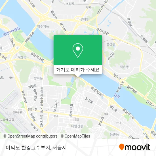 여의도 한강고수부지 지도