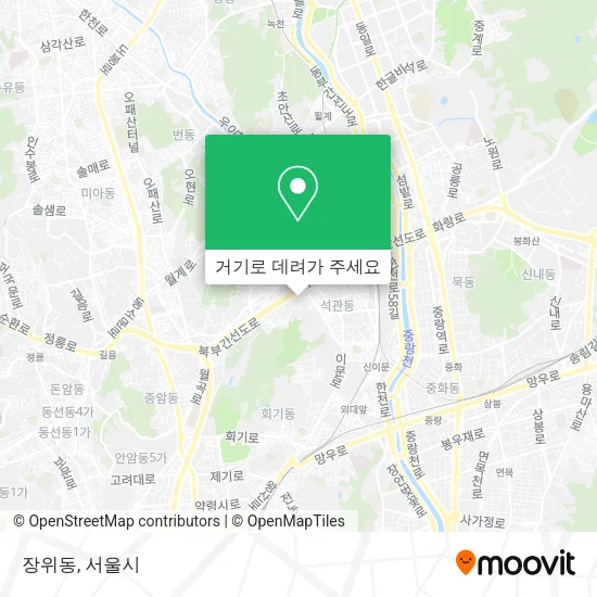 장위동 지도