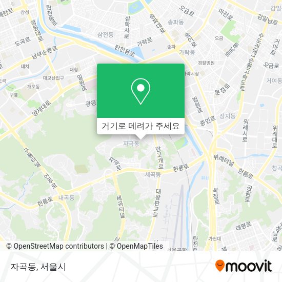 자곡동 지도