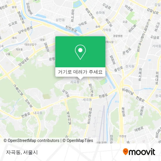 자곡동 지도