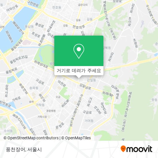 풍천장어 지도