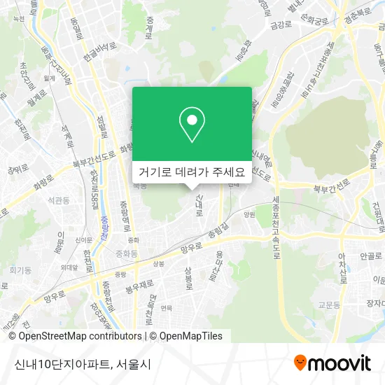 신내10단지아파트 지도