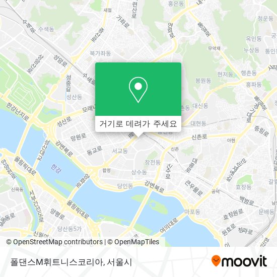 폴댄스M휘트니스코리아 지도