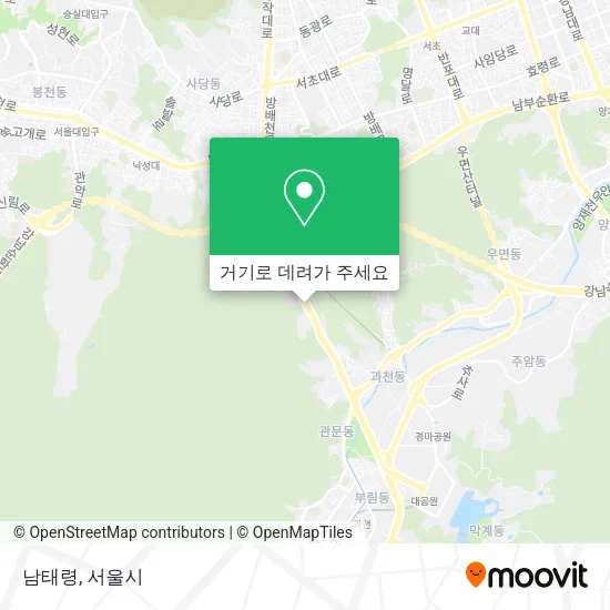남태령 지도
