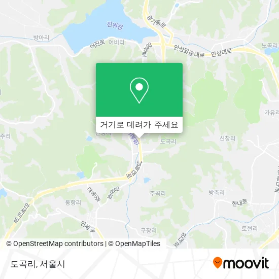 도곡리 지도
