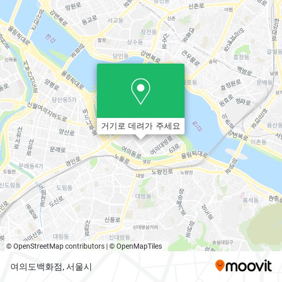 여의도백화점 지도