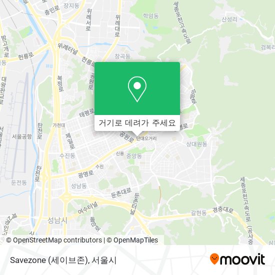 Savezone (세이브존) 지도