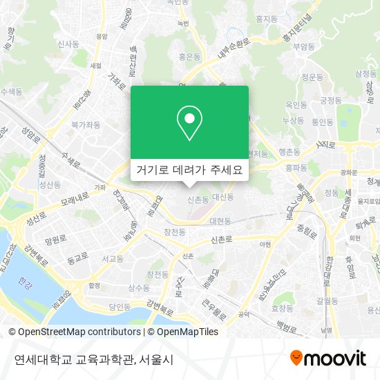 연세대학교 교육과학관 지도