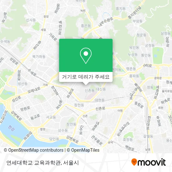 연세대학교 교육과학관 지도