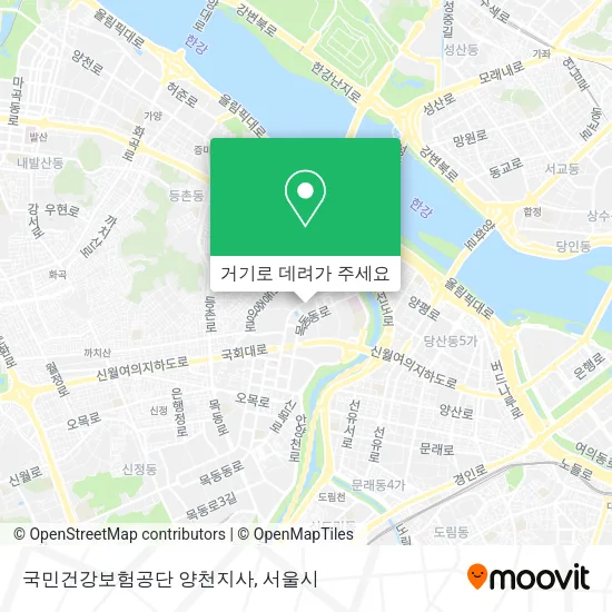 국민건강보험공단 양천지사 지도