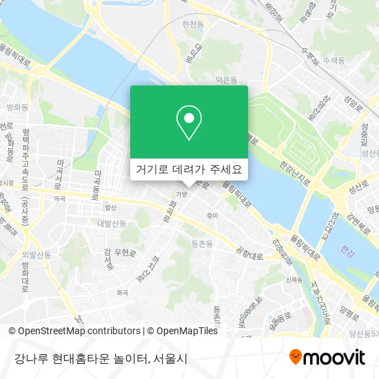 강나루 현대홈타운 놀이터 지도