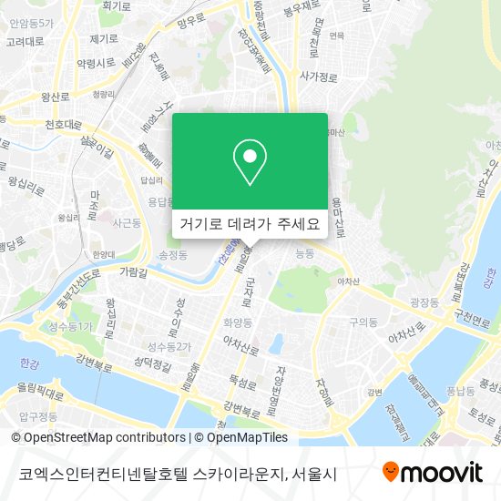 코엑스인터컨티넨탈호텔 스카이라운지 지도