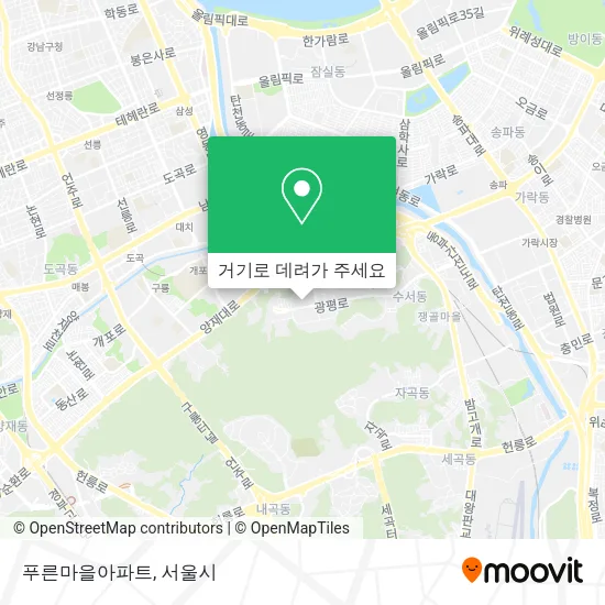푸른마을아파트 지도
