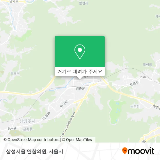 삼성서울 연합의원 지도