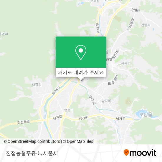 진접농협주유소 지도