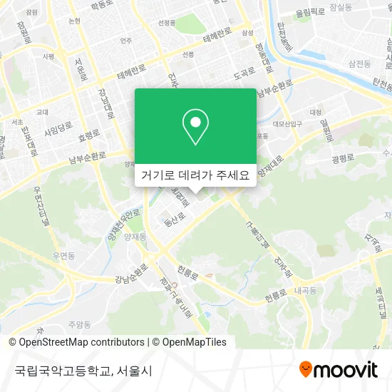 국립국악고등학교 지도