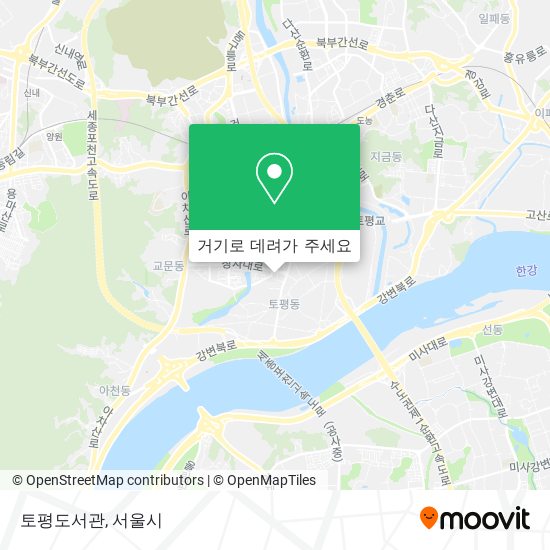 토평도서관 지도